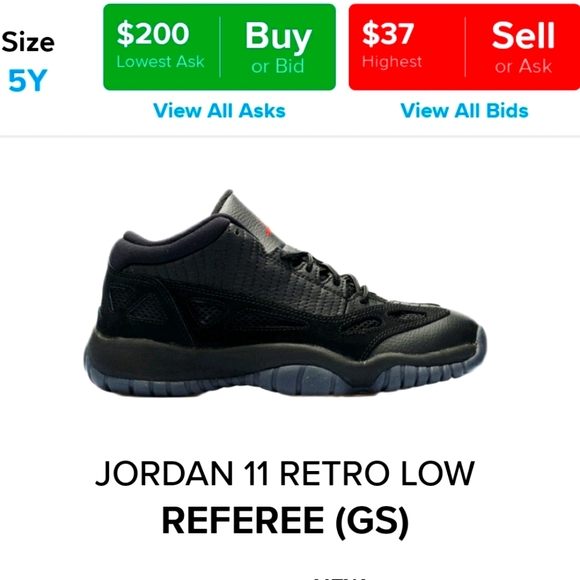 Jordan Other - Boy's Jordan 11 Retro Low IE Referee (GS)